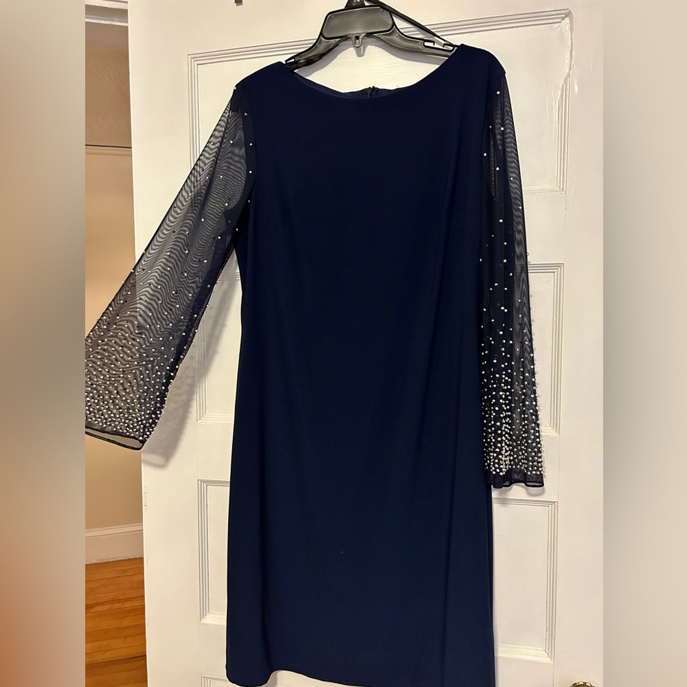 Navy blue Cache Dress.   Size 14.